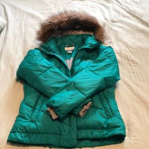 Columbia women’s puffer jacket - teal